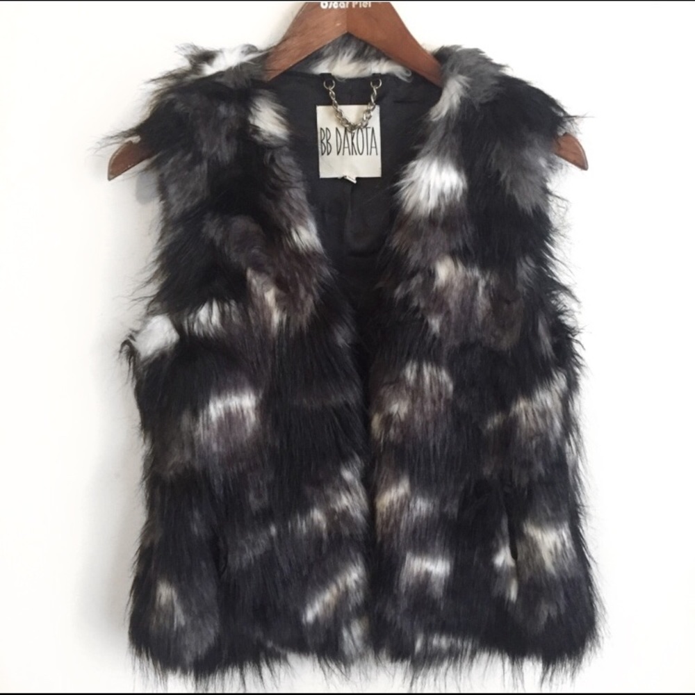 Faux Fur Vest From BB Dakota